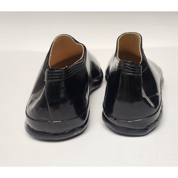 J-work Classic Women's Black Rubber Rain Shoes Size 44/ US 10 - Picture 4 of 7
